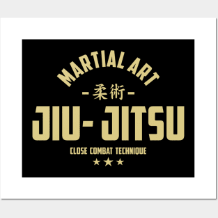 JUI JITSU THYPHOGRAPHY ART Posters and Art